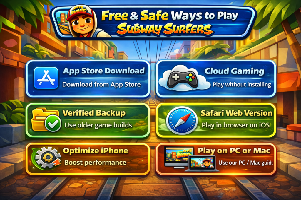 alternative and save subway game for ios user