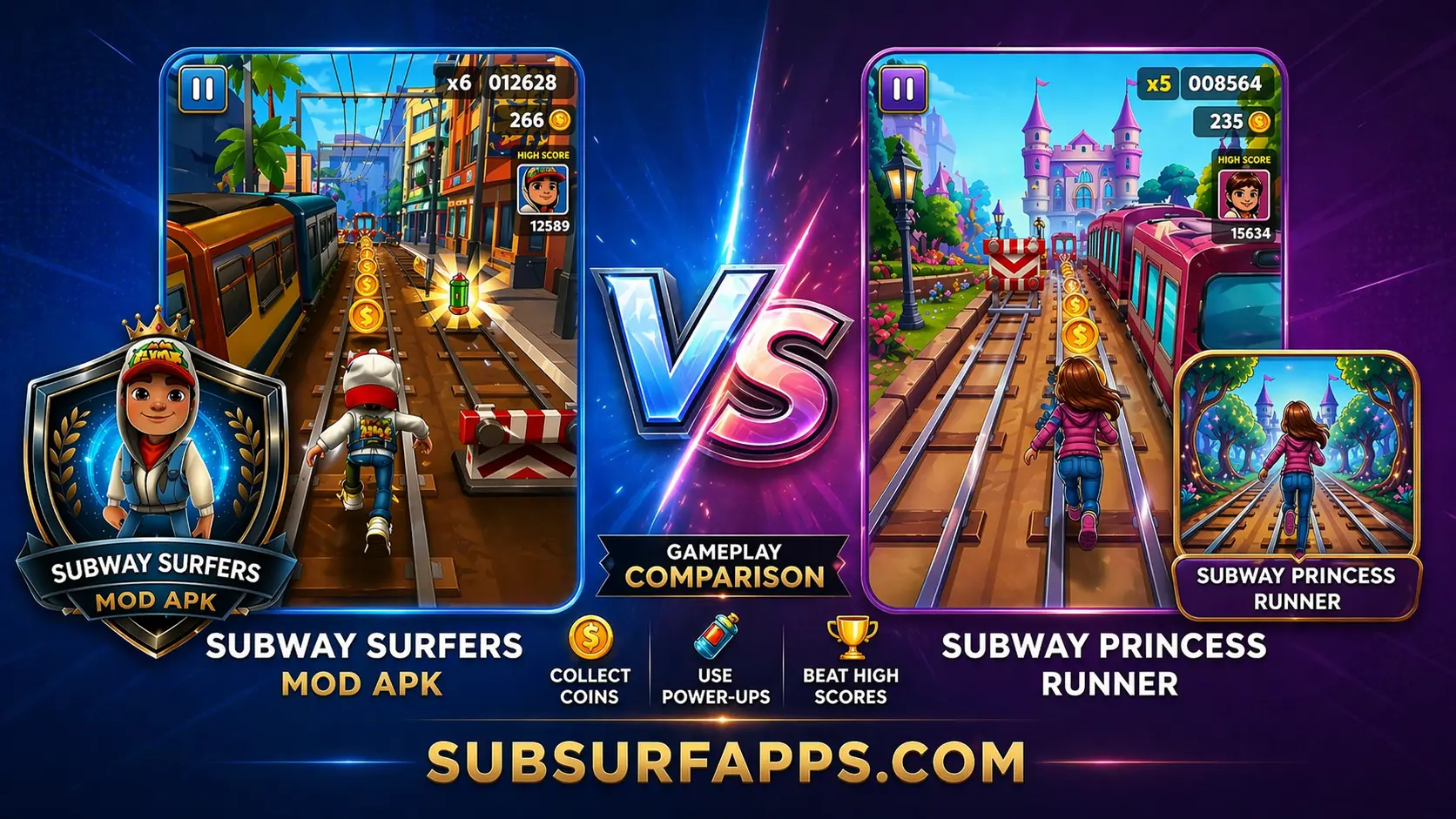 subway surfers vs subway princess