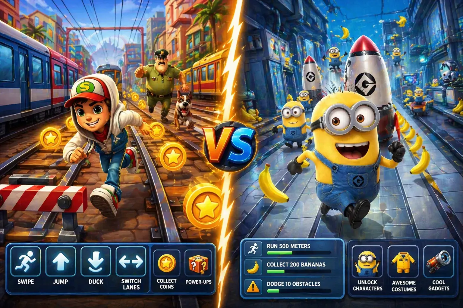 Subway Surfers vs Minion Rush APK 2 Subway Surfers vs Minion Rush