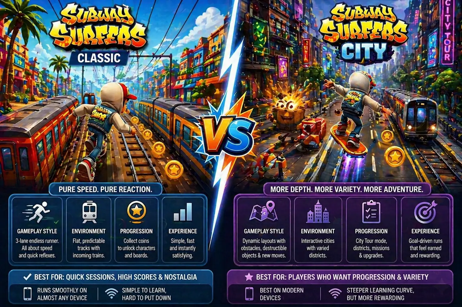 subway surfers vs subway surfers city
