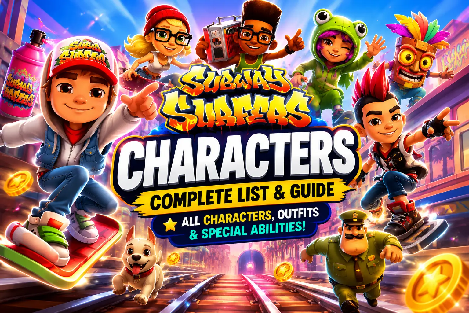 subway surfers characters full guide