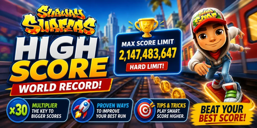 subway surfers high score